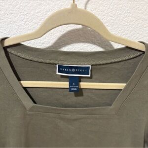 Karen Scott Sage Green Blouse